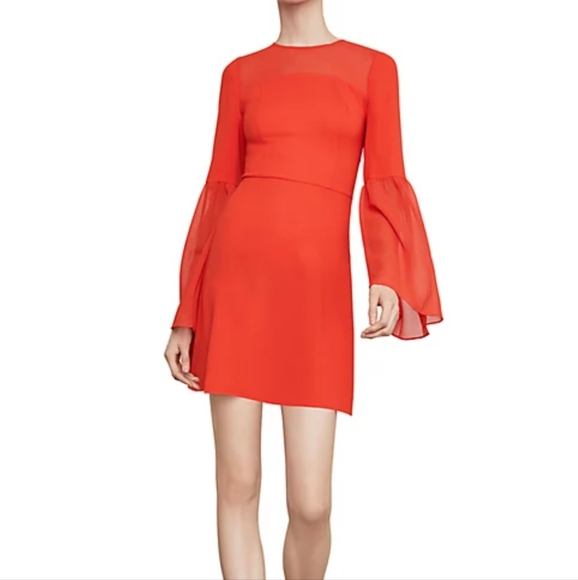 BCBGMaxAzria Dresses Orange Dress In Perfect Condition Poshmark